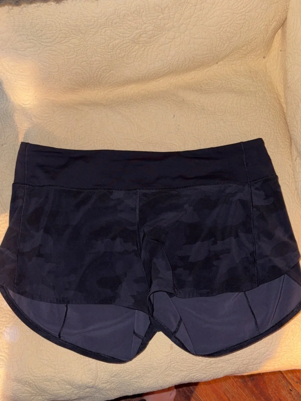 lululemon athletica Black Camo Shorts
